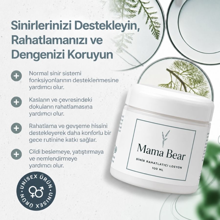 Mama Bear Magnezyumlu Sinir Ve Ağrı Losyonu