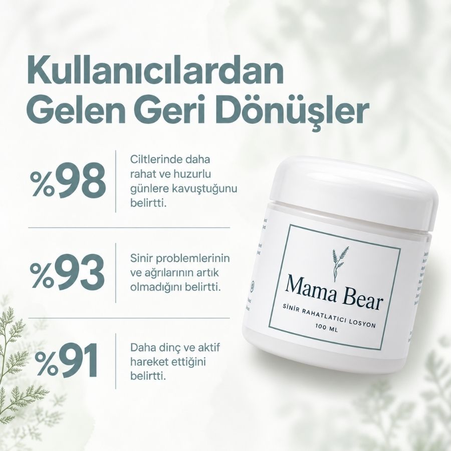 Mama Bear Magnezyumlu Sinir Ve Ağrı Losyonu