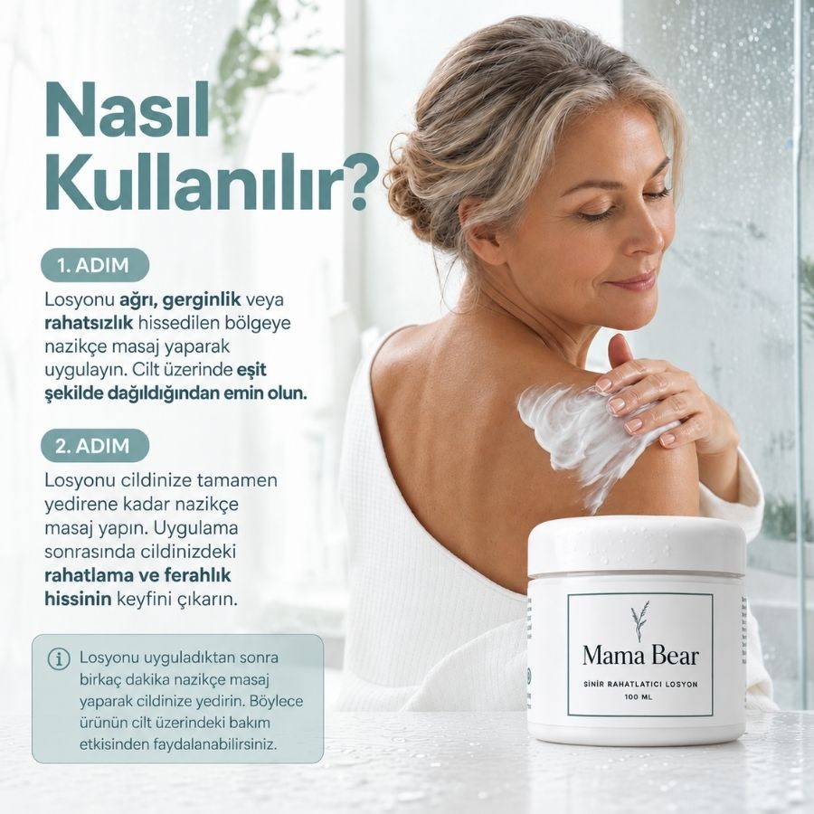 Mama Bear Magnezyumlu Sinir Ve Ağrı Losyonu